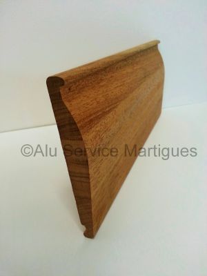 échantillon de lame bois de brise vue orientables à lames de bois sur mesure à Carry le Rouet dans les Bouches du Rhône